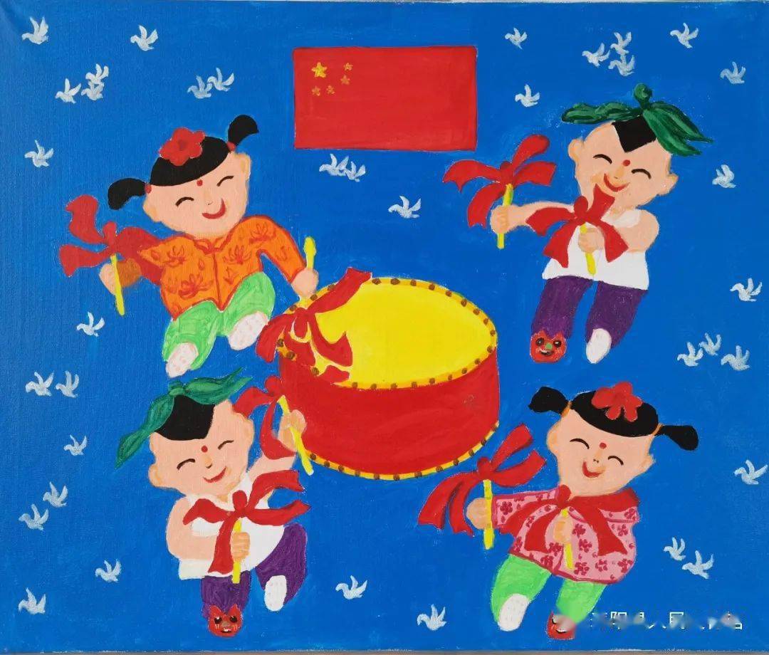 同心向黨禮贊百年 壽陽縣文化館美術(shù)培訓(xùn)班學(xué)員以農(nóng)民畫深情頌黨恩